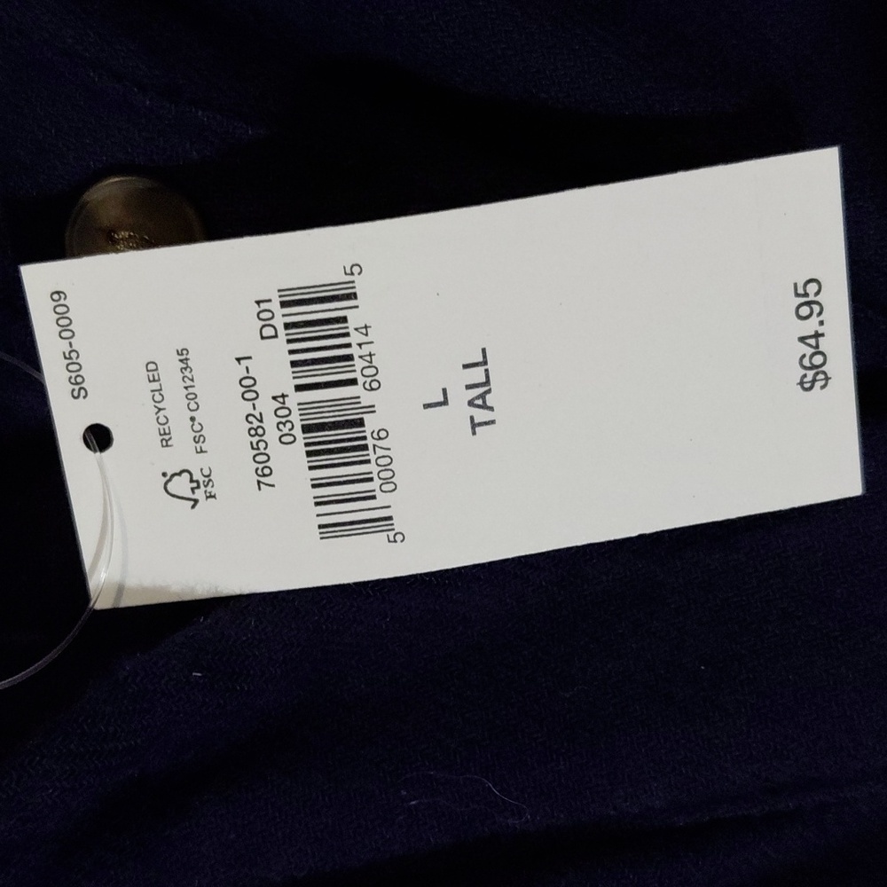 GAP Navy Button-Up Shirt - Picture 6 of 6